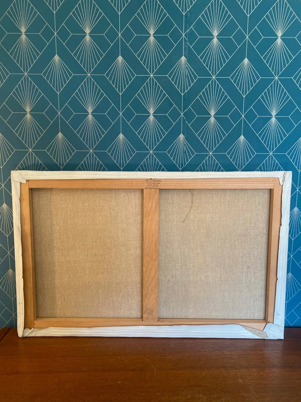 Huile sur toile, pêche à marrée basse en Bretagne, tableau signé Jean-Claude Quinette. Antiquités de France