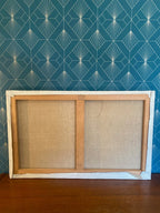 Huile sur toile, pêche à marrée basse en Bretagne, tableau signé Jean-Claude Quinette. Antiquités de France