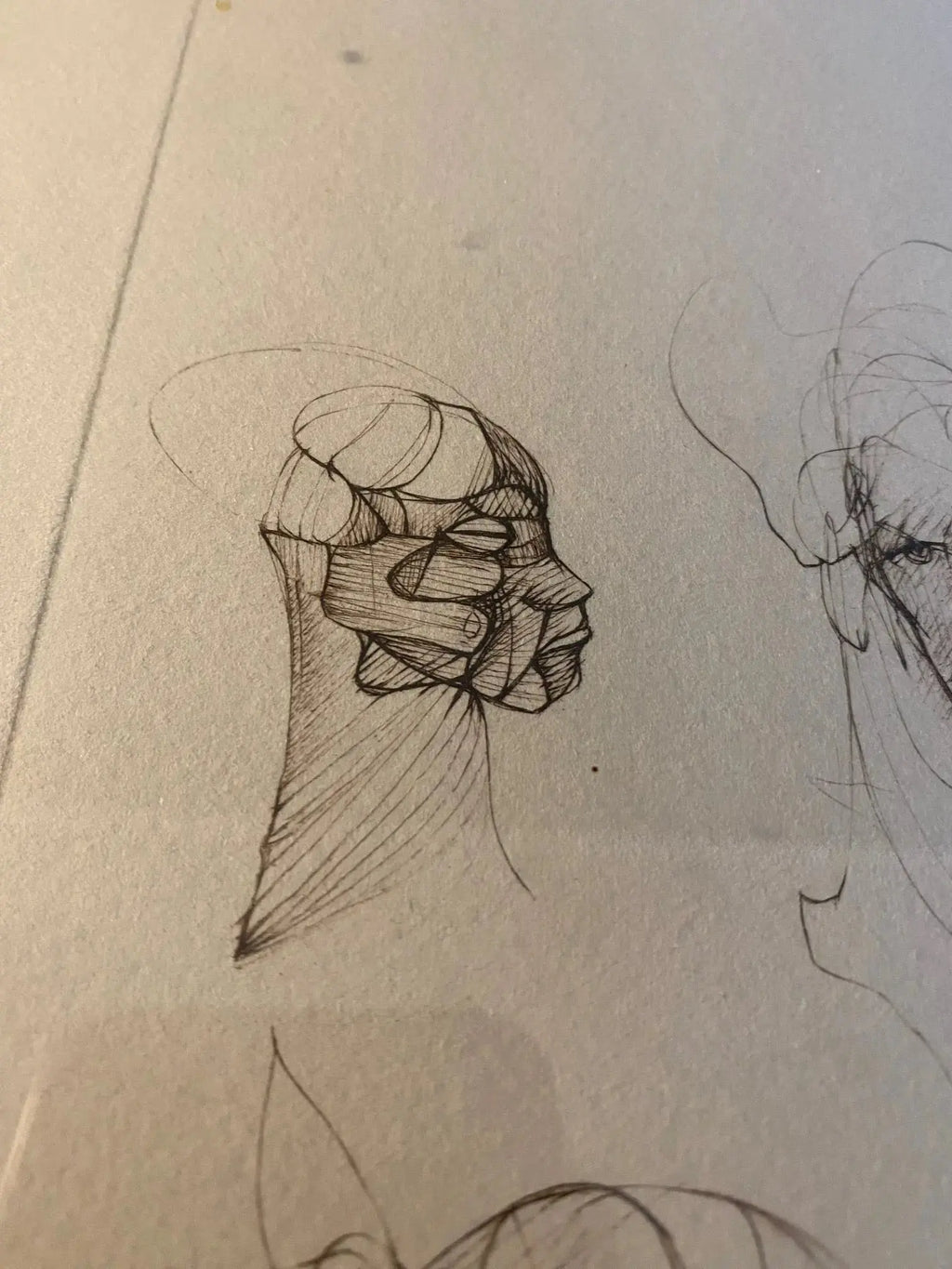 Lithographie Léonor Fini – "Visages", signée 71/280, superbe cadre doré-{{shop name}}