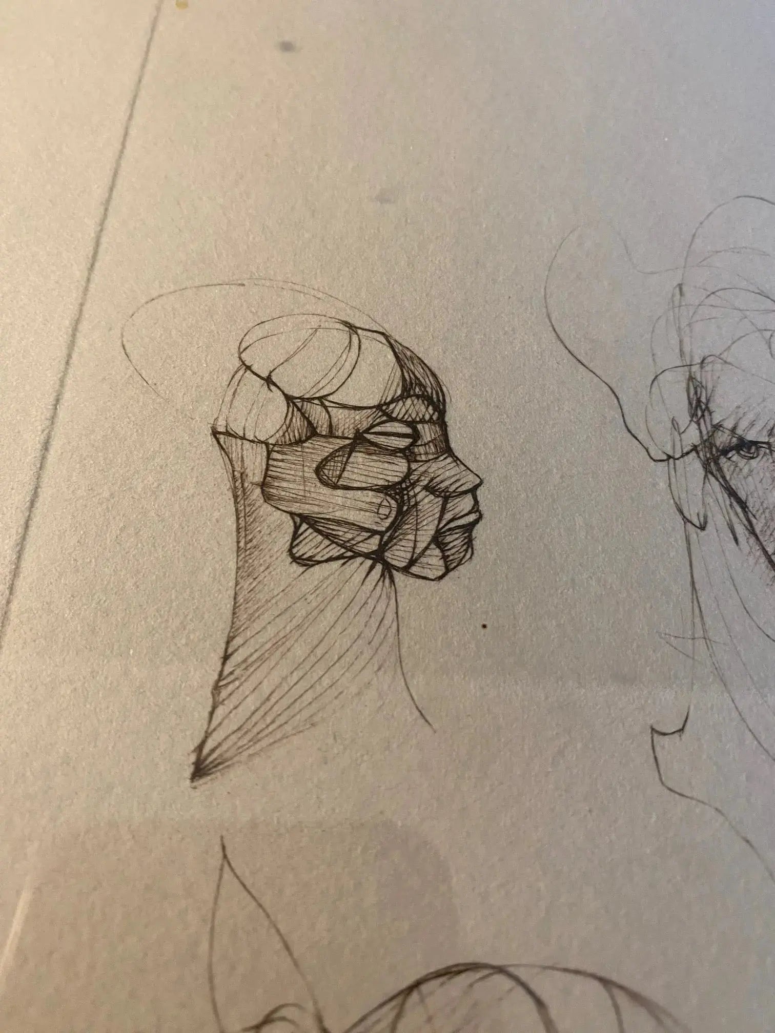 Lithographie Léonor Fini – "Visages", signée 71/280, superbe cadre doré-{{shop name}}