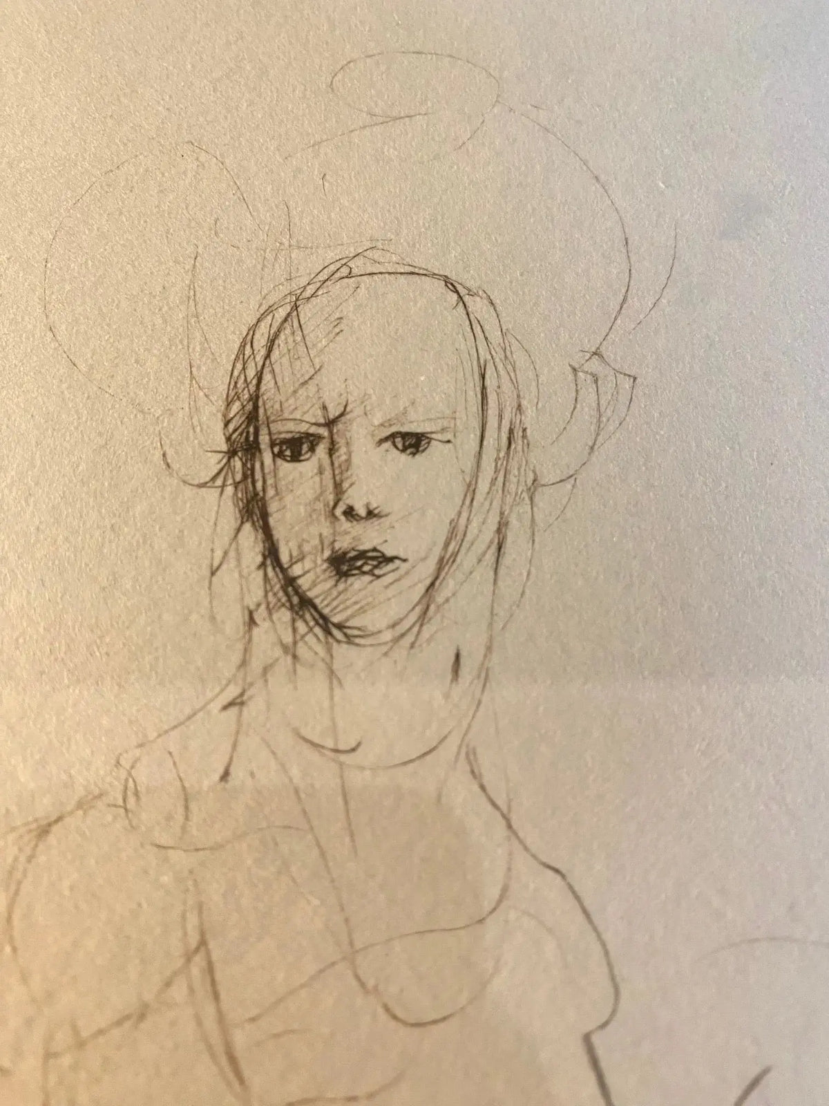 Lithographie Léonor Fini – "Visages", signée 71/280, superbe cadre doré-{{shop name}}