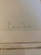 Lithographie Léonor Fini – "Visages", signée 71/280, superbe cadre doré-{{shop name}}