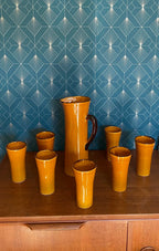 Service à orangeade, Claude Paci, modèle Gladys, 1960. Vallauris. Antiquités de France