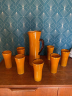 Service à orangeade, Claude Paci, modèle Gladys, 1960. Vallauris. Antiquités de France