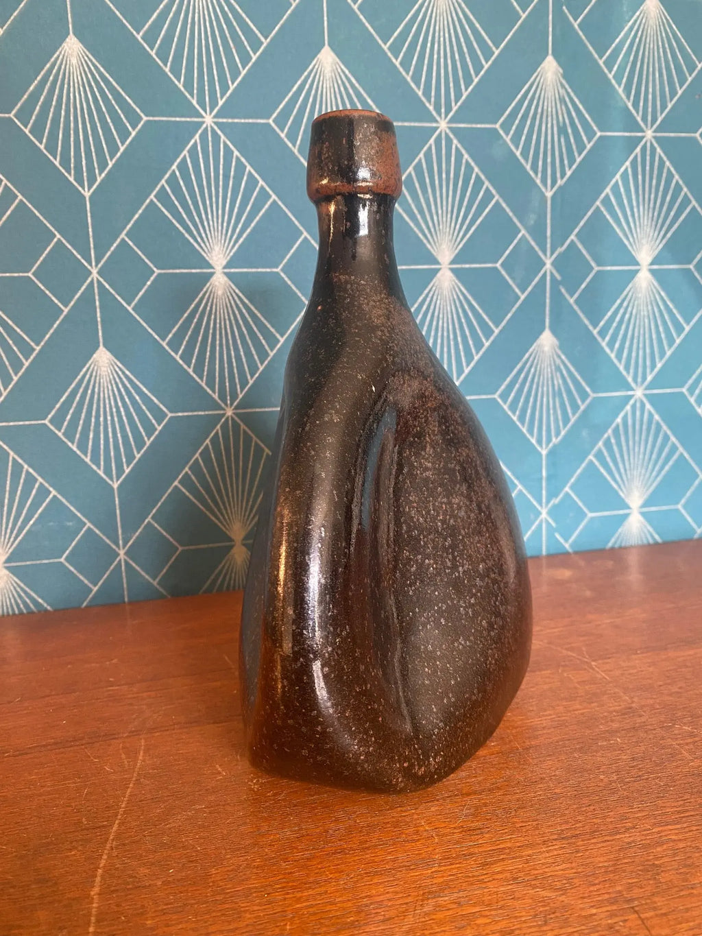 VASE ANCIEN, CERAMIQUE ANDUZE , LES CYCLADES, par ROLAND ZOBEL. Antiquités de France