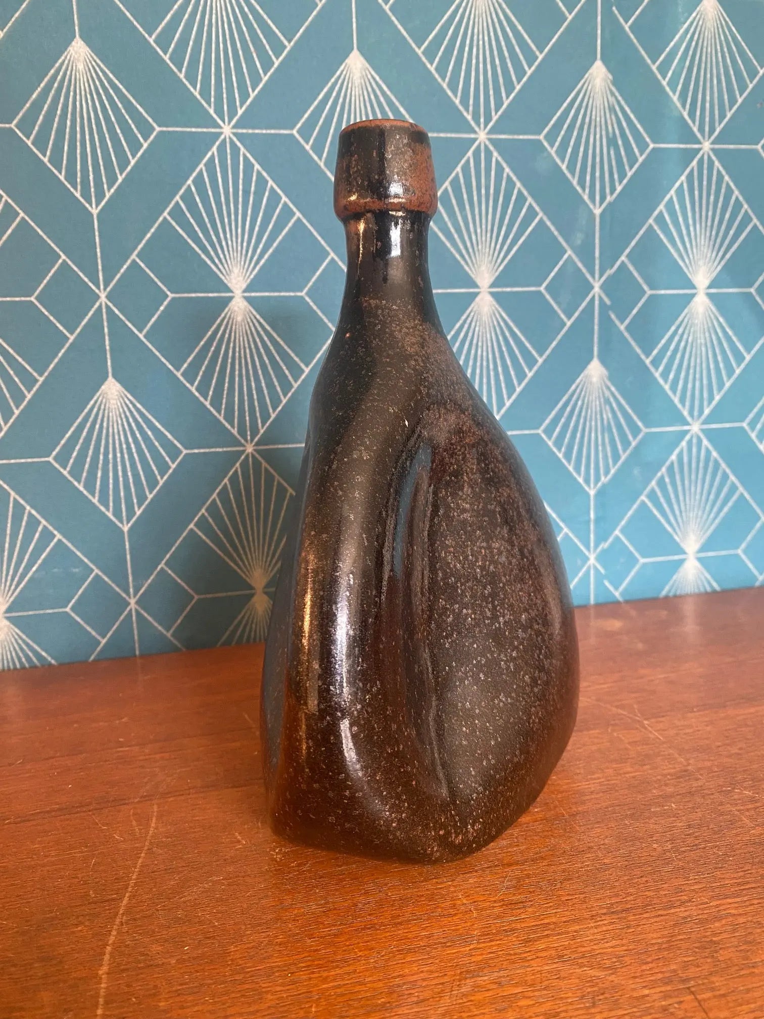 VASE ANCIEN, CERAMIQUE ANDUZE , LES CYCLADES, par ROLAND ZOBEL. Antiquités de France