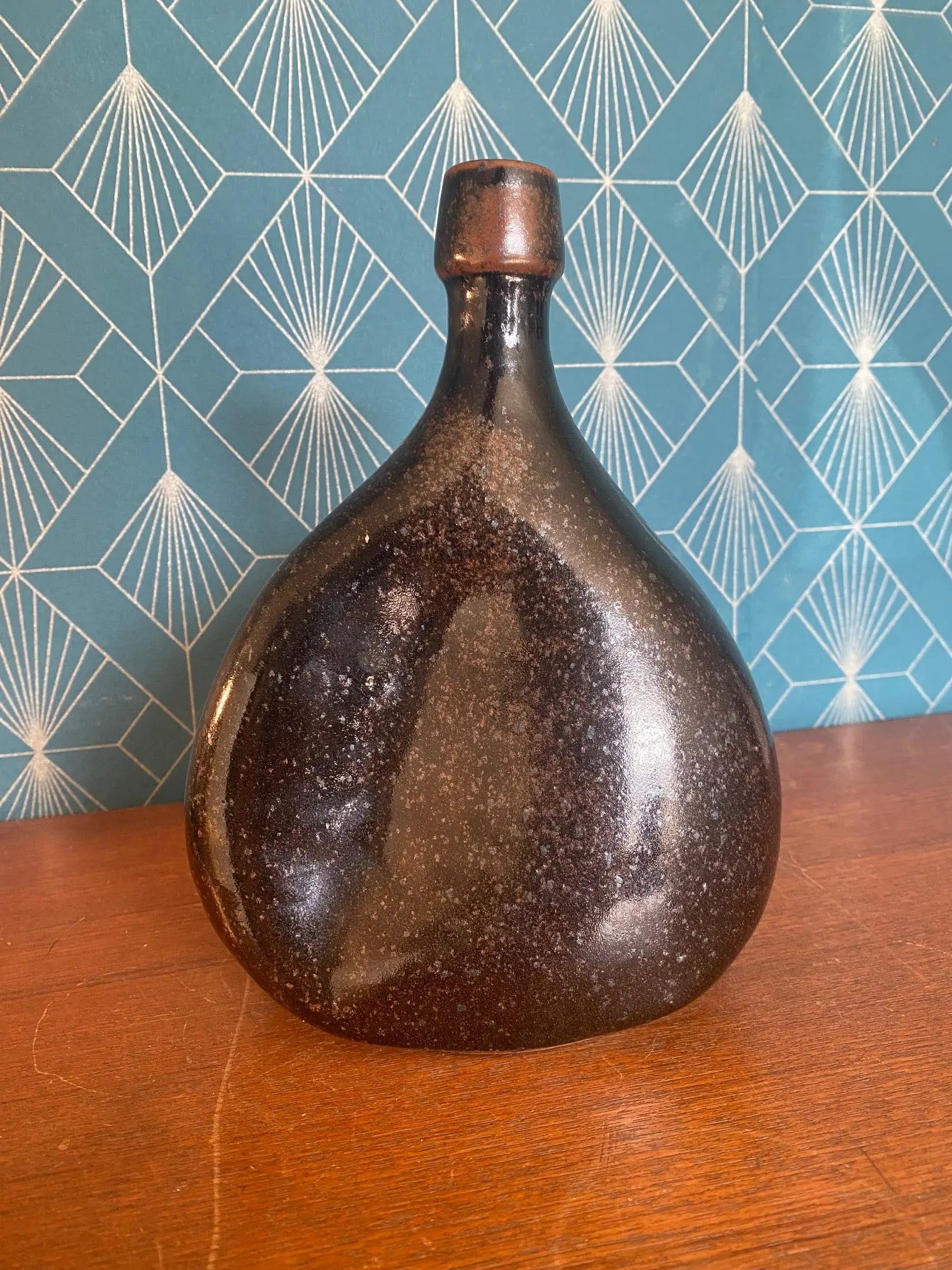 VASE ANCIEN, CERAMIQUE ANDUZE , LES CYCLADES, par ROLAND ZOBEL. Antiquités de France