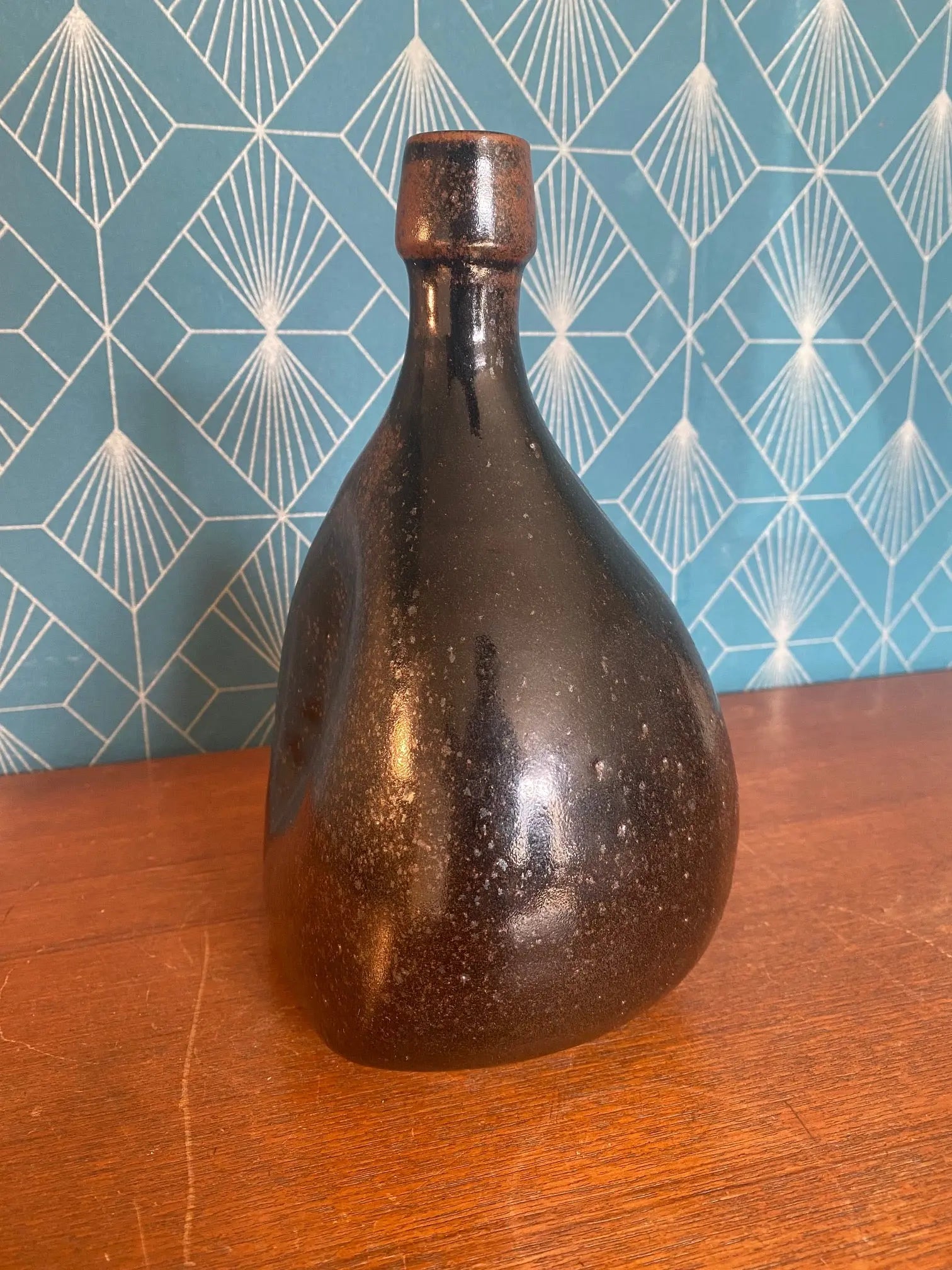 VASE ANCIEN, CERAMIQUE ANDUZE , LES CYCLADES, par ROLAND ZOBEL. Antiquités de France