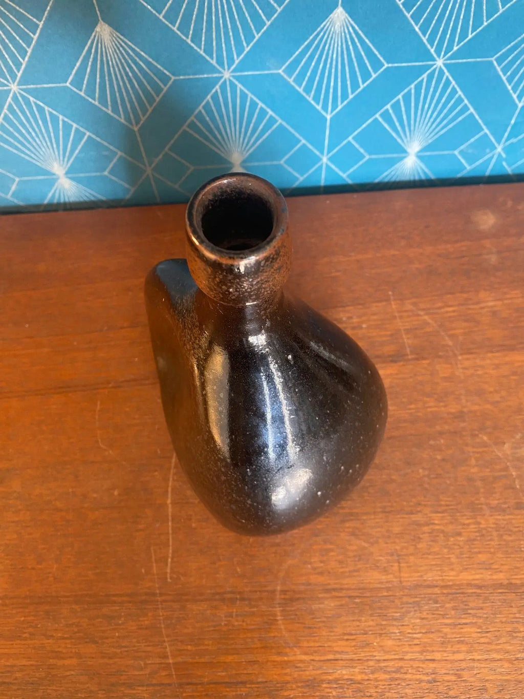 VASE ANCIEN, CERAMIQUE ANDUZE , LES CYCLADES, par ROLAND ZOBEL. Antiquités de France