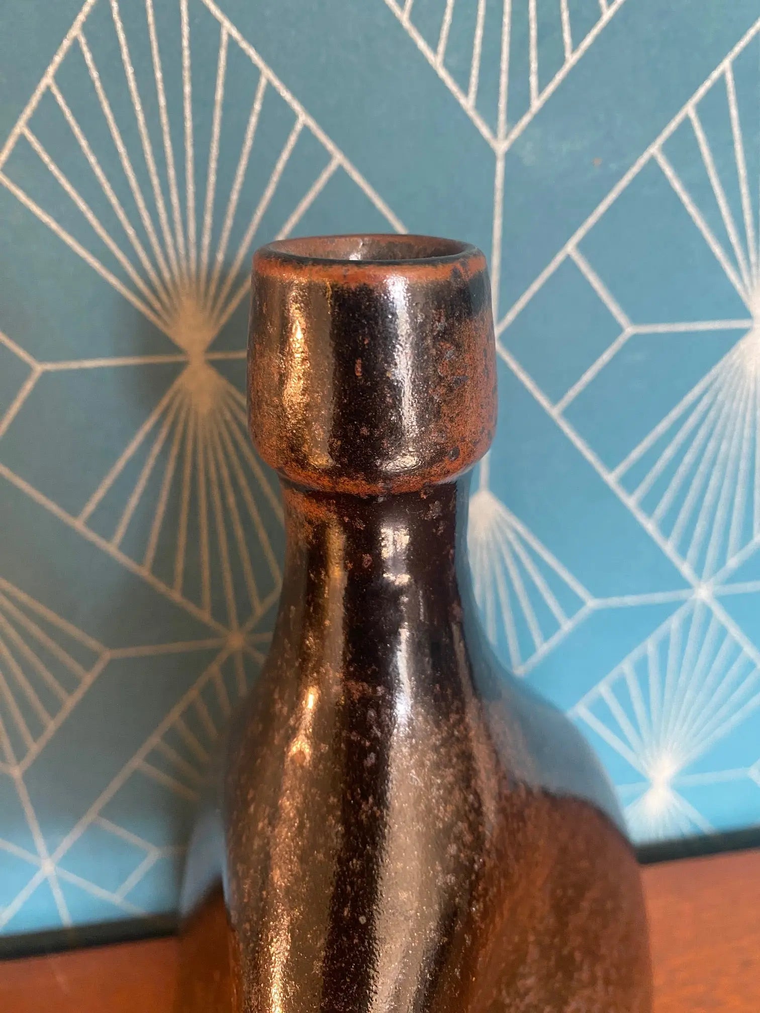 VASE ANCIEN, CERAMIQUE ANDUZE , LES CYCLADES, par ROLAND ZOBEL. Antiquités de France