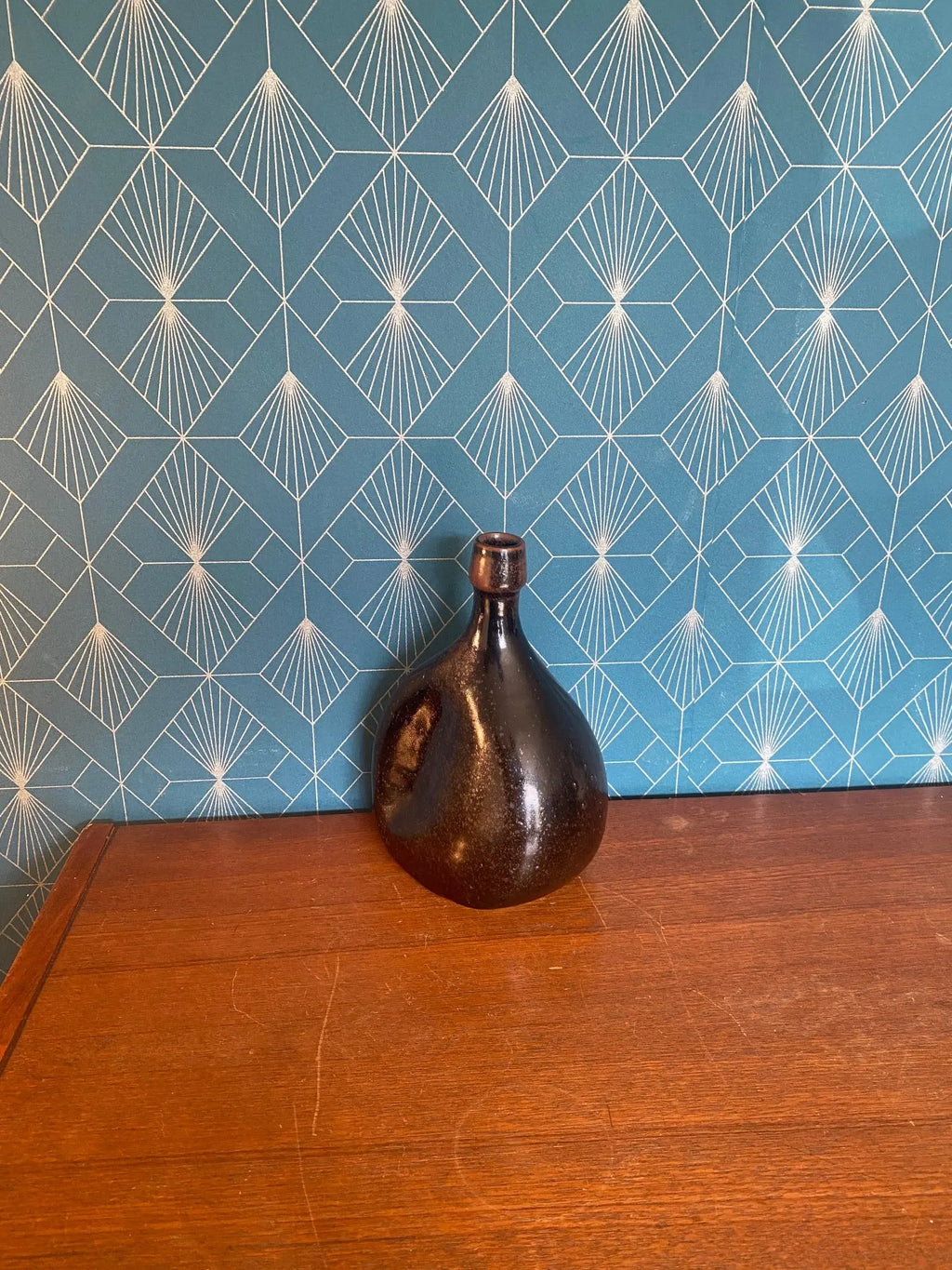 VASE ANCIEN, CERAMIQUE ANDUZE , LES CYCLADES, par ROLAND ZOBEL. Antiquités de France