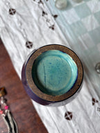 Vase art déco Eugène Baudin ou art nouveau vers 1900 céramique ancienne glacé Antiquités de France