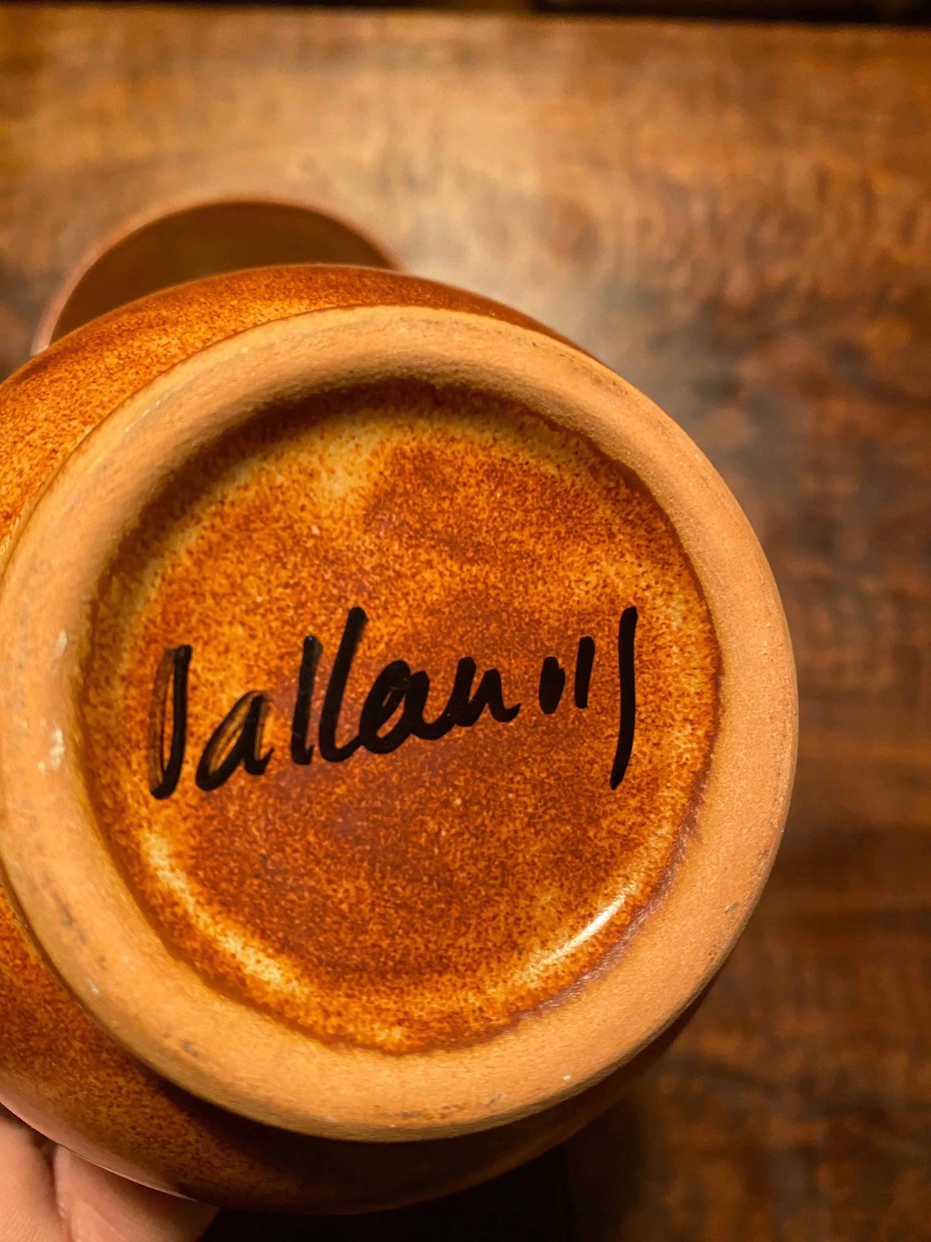 Céramique vintage des années 60/70, 2 bols signés Vallauris , à décor fleurs. Antiquités de France