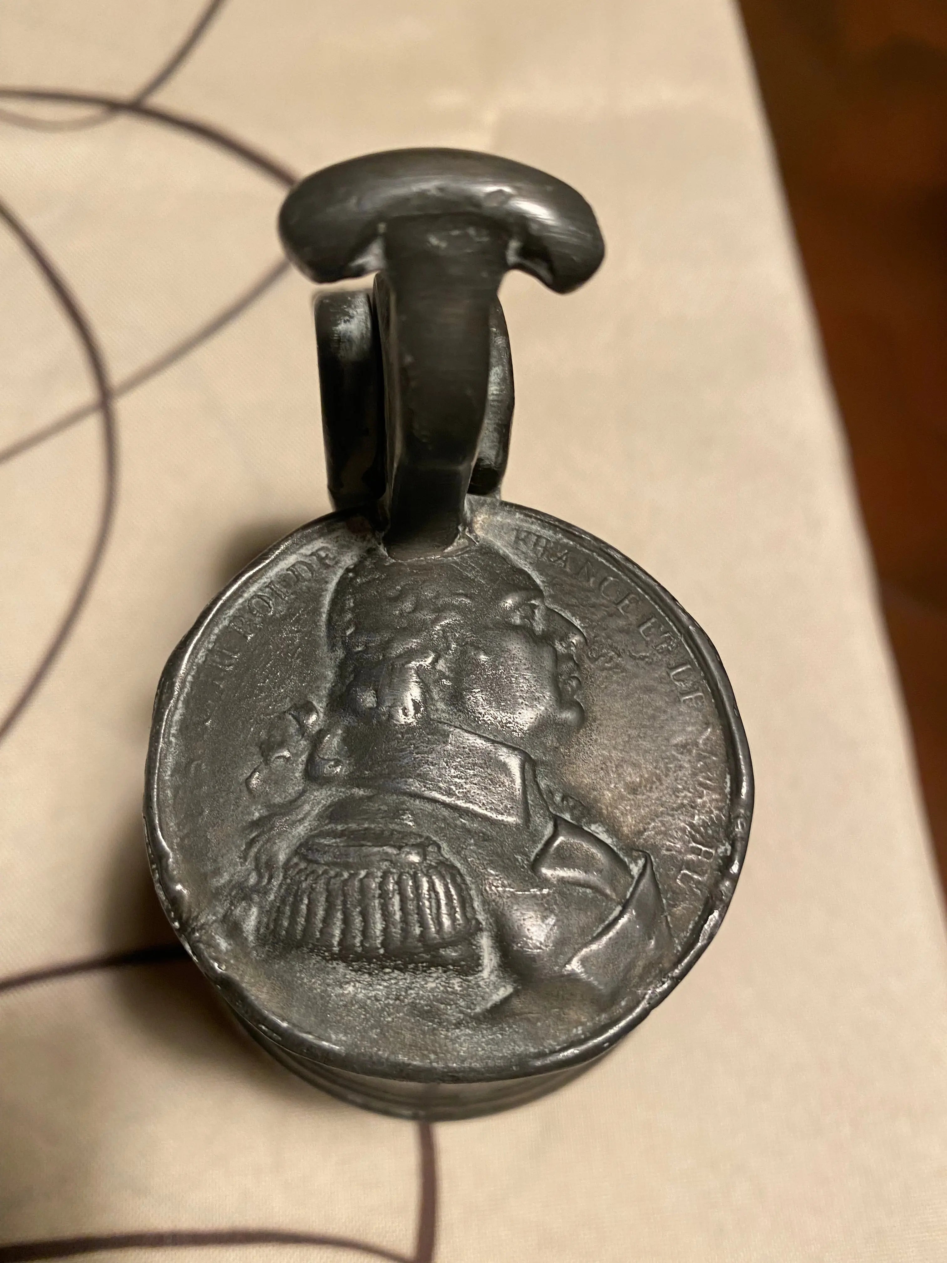 Timbale du XVIIIème Siècle, roi de France, ancien régime ,Louis XVIII, Très rare