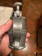 Timbale du XVIIIème Siècle, roi de France, ancien régime ,Louis XVIII, Très rare Antiquités de France