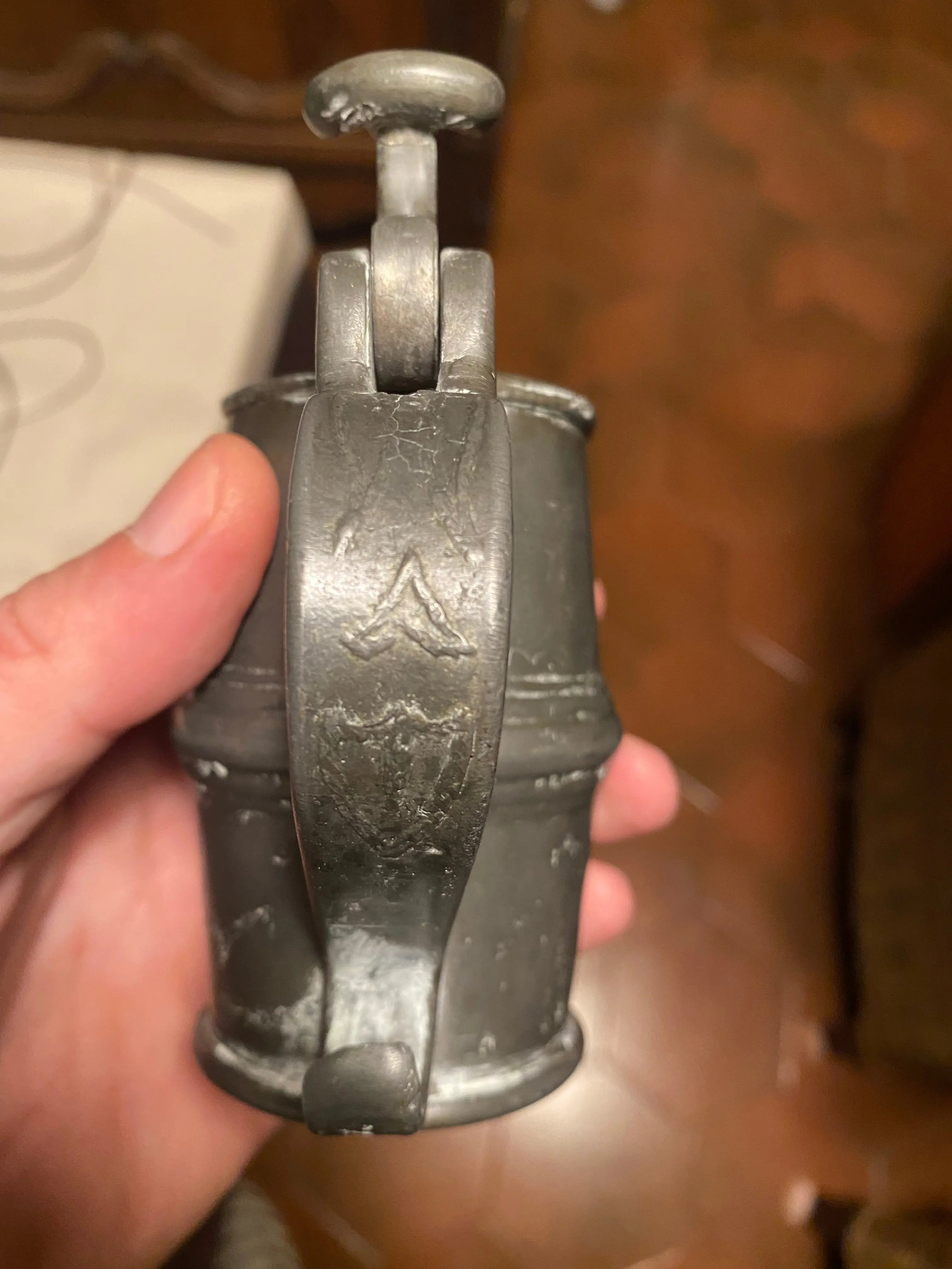 Timbale du XVIIIème Siècle, roi de France, ancien régime ,Louis XVIII, Très rare Antiquités de France