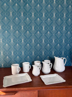 Porcelaine de Limoges par Deshoulières, modèle California en parfait état. Antiquités de France