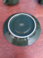 Service à café Apilco Paris, par Deshoulière, double café , porcelaine de France. Antiquités de France