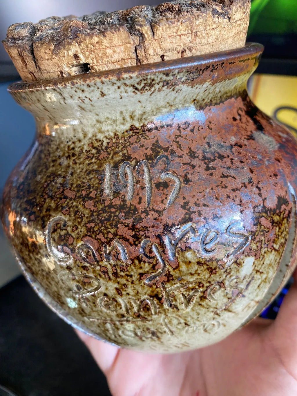 Céramique vintage, milieu XXème, signé, Tony Soulié, parfait état, pièce unique. Antiquités de France