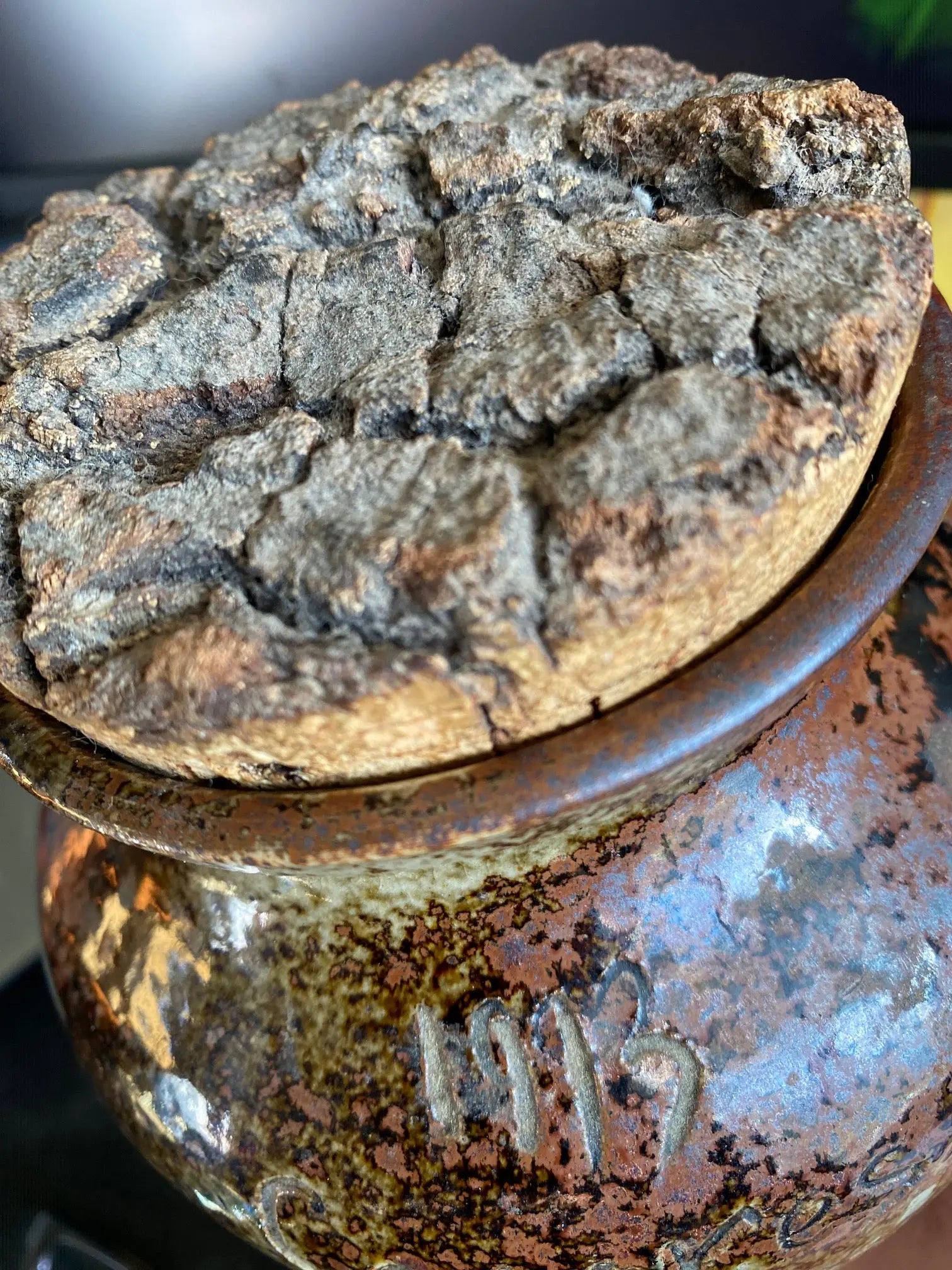 Céramique vintage, milieu XXème, signé, Tony Soulié, parfait état, pièce unique. Antiquités de France