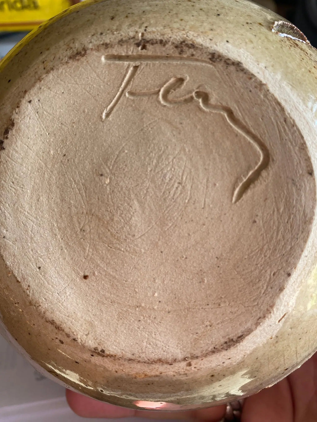 Céramique vintage, milieu XXème, signé, Tony Soulié, parfait état, pièce unique. Antiquités de France