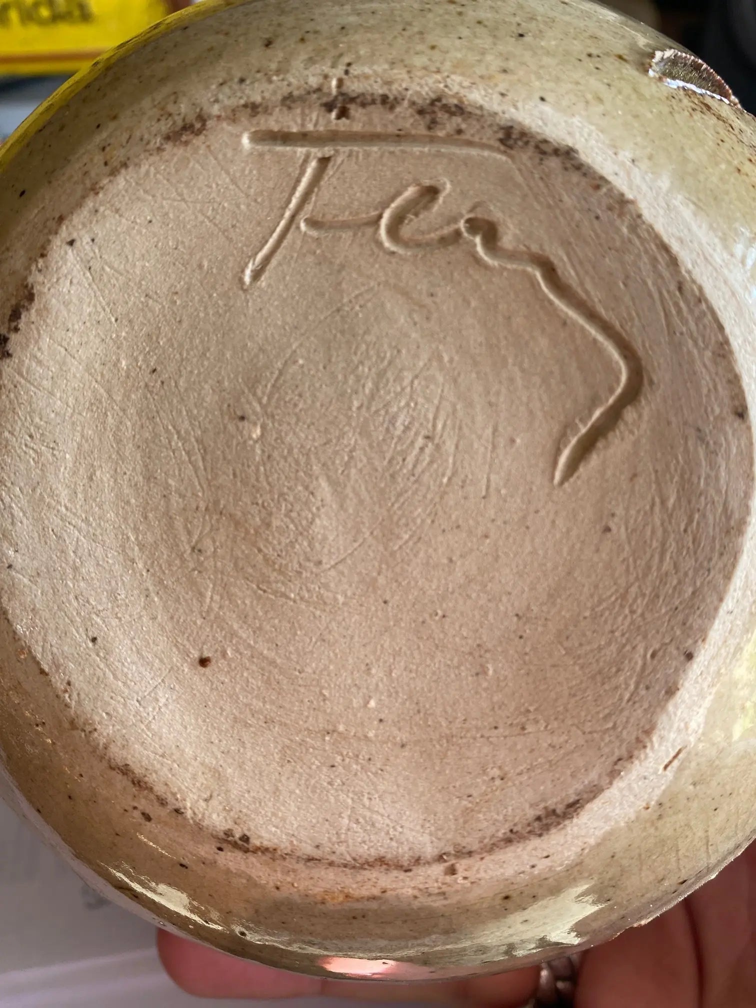 Céramique vintage, milieu XXème, signé, Tony Soulié, parfait état, pièce unique. Antiquités de France