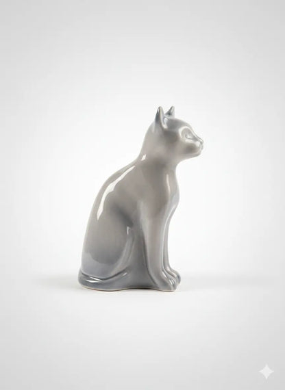 Chat en Porcelaine Virebent – Artisanat d'Art du Lot-{{shop name}}