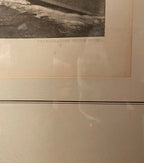 Lithographie signée de la  fin du XIXème, par Gaston Gélibert (1850-1931) Encadrée et sous verre. Antiquités de France