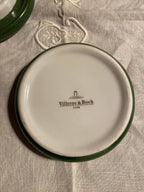 Bougeoirs ancien Villeroy & Bosch en céramique émaillée d'époque art déco signés. Antiquités de France