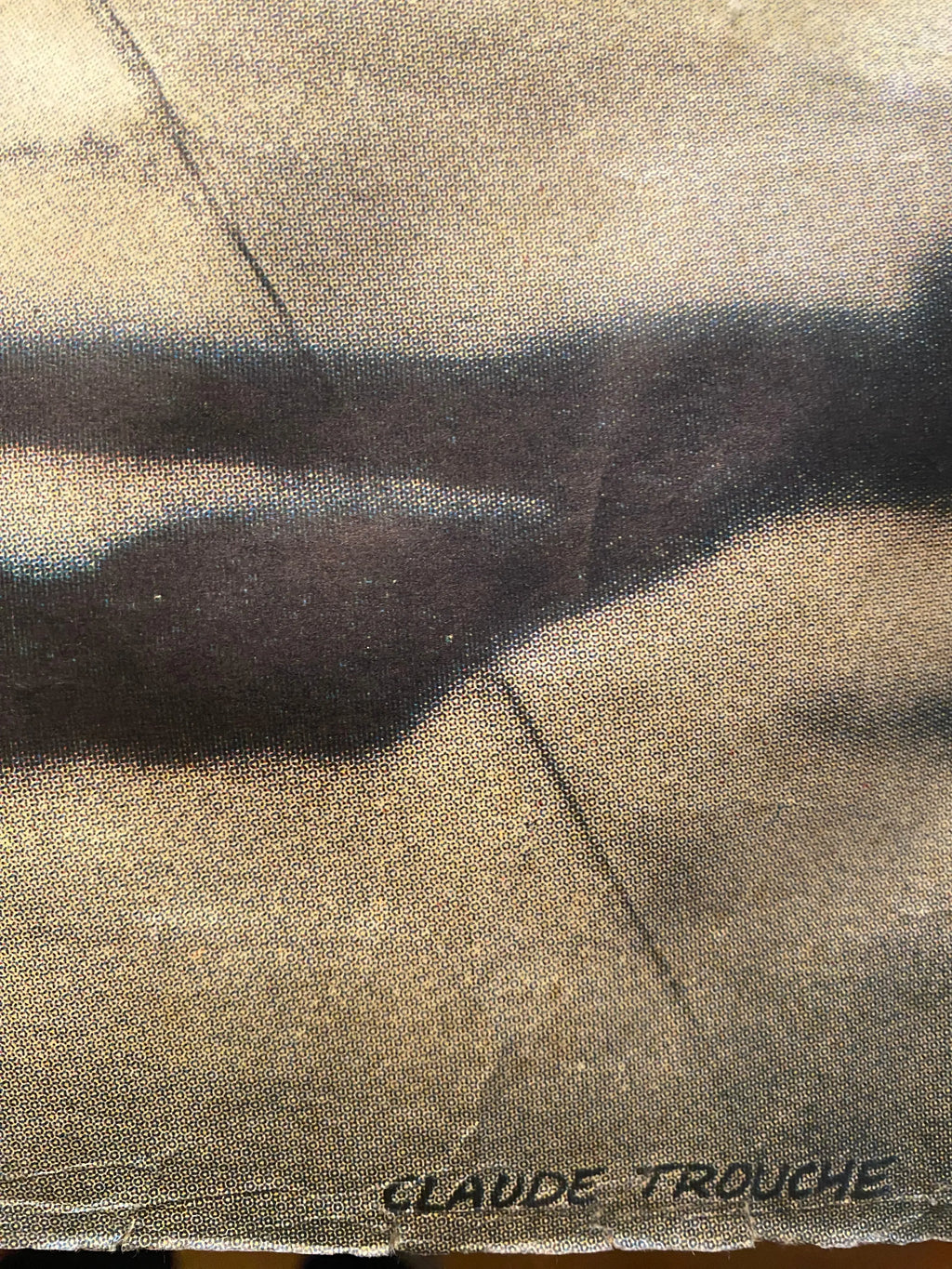 Affiche publicitaire Levi's signée Claude Trouche – Vintage années 80, rare-{{shop name}}