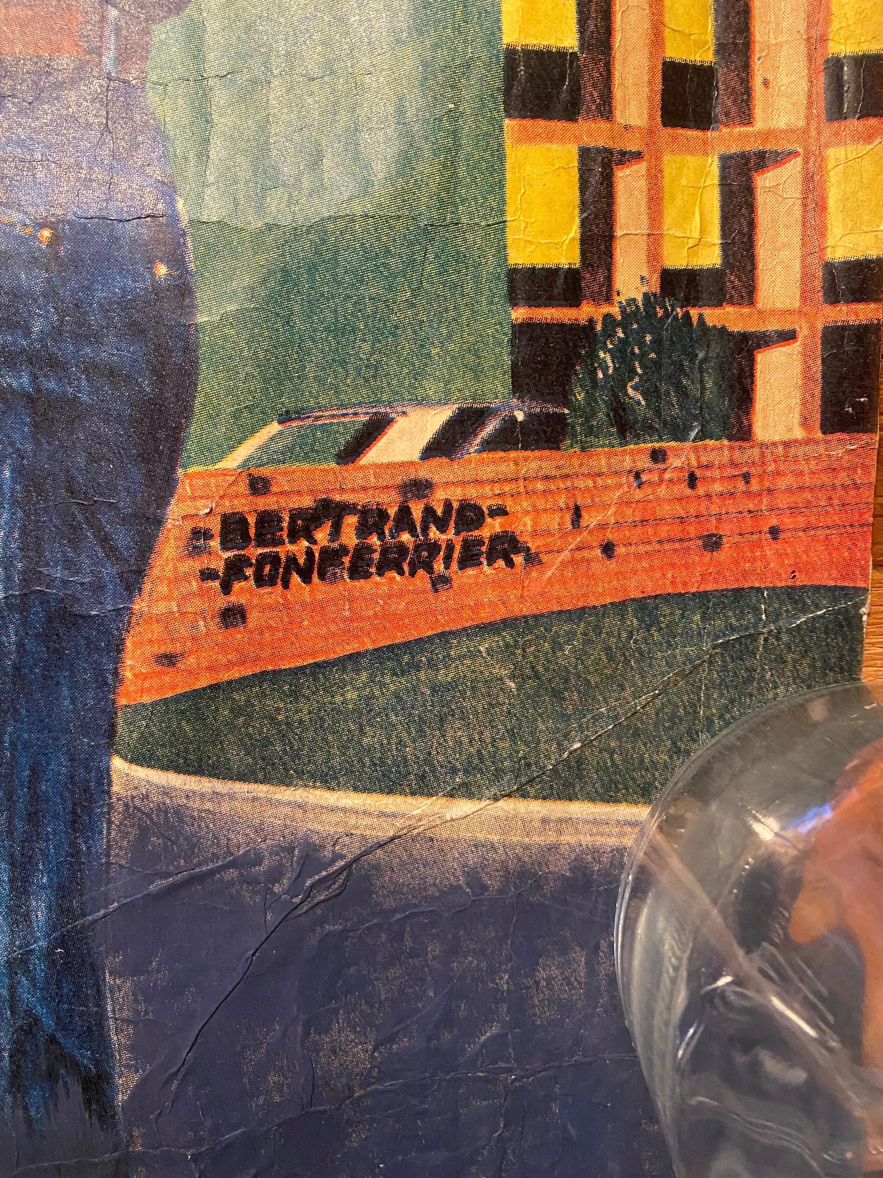 Affiche Lévis vintage – publicitaire signée Fonferrier, 156x116 cm, années 70/80-{{shop name}}