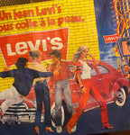 Affiche Lévis vintage – publicitaire signée Fonferrier, 156x116 cm, années 70/80-{{shop name}}