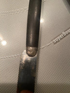 Couteaux de table ancien, bois d'ébène, époque Napoléon III, 6 grands ,6 petits. Antiquités de France