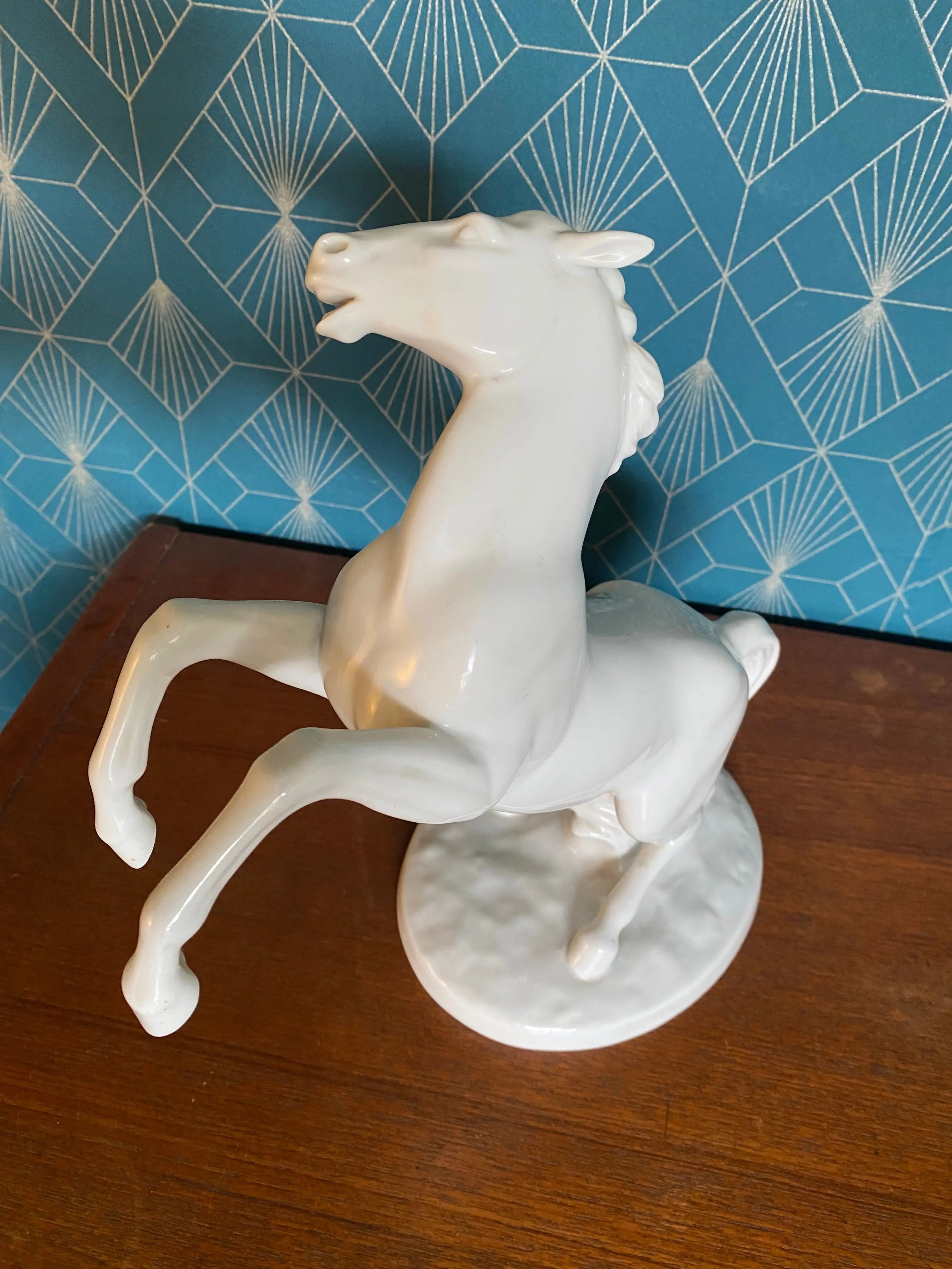 Ancienne Sculpture animalière signée Steiner, céramique émaillé, époque art déco Antiquités de France