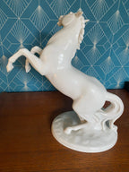 Ancienne Sculpture animalière signée Steiner, céramique émaillé, époque art déco Antiquités de France