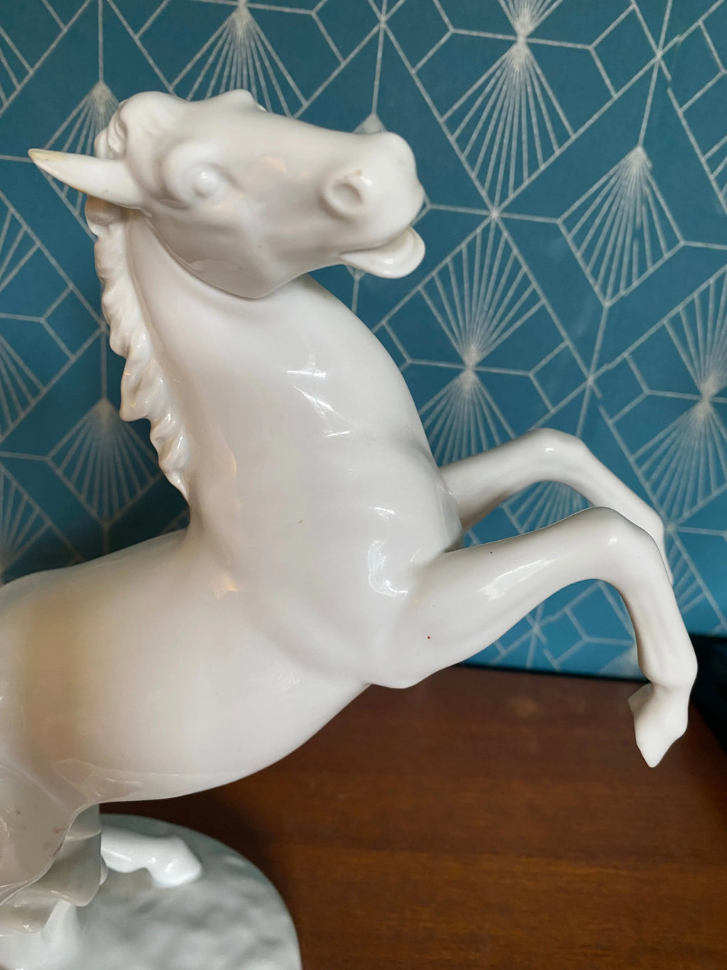 Ancienne Sculpture animalière signée Steiner, céramique émaillé, époque art déco Antiquités de France