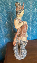 Statue chinoise ancienne Guanyin, dynastie Song ( 960-1279) terre cuite. Antiquités de France
