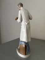 Figurine Lladro 4788 Le Vétérinaire Porcelaine Espagne Vintage de 1977. 34cm
