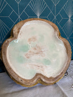 Majolique en Barbotine Olibet Boite A Biscuit Art Nouveau Céramique du XIXème.