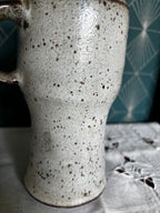 Michel Anasse Pichet Céramique Vallauris Vintage 1960 Grès Grand Vase Signé 20cm