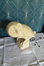 Chouette ou Hibou, Céramique Craquelée Maison Le Dauphin Vintage Art Déco France