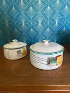 Poêlons Vallauris années 70 – soupe au fromage et soupe à l’oignon, signés, rare-{{shop name}}