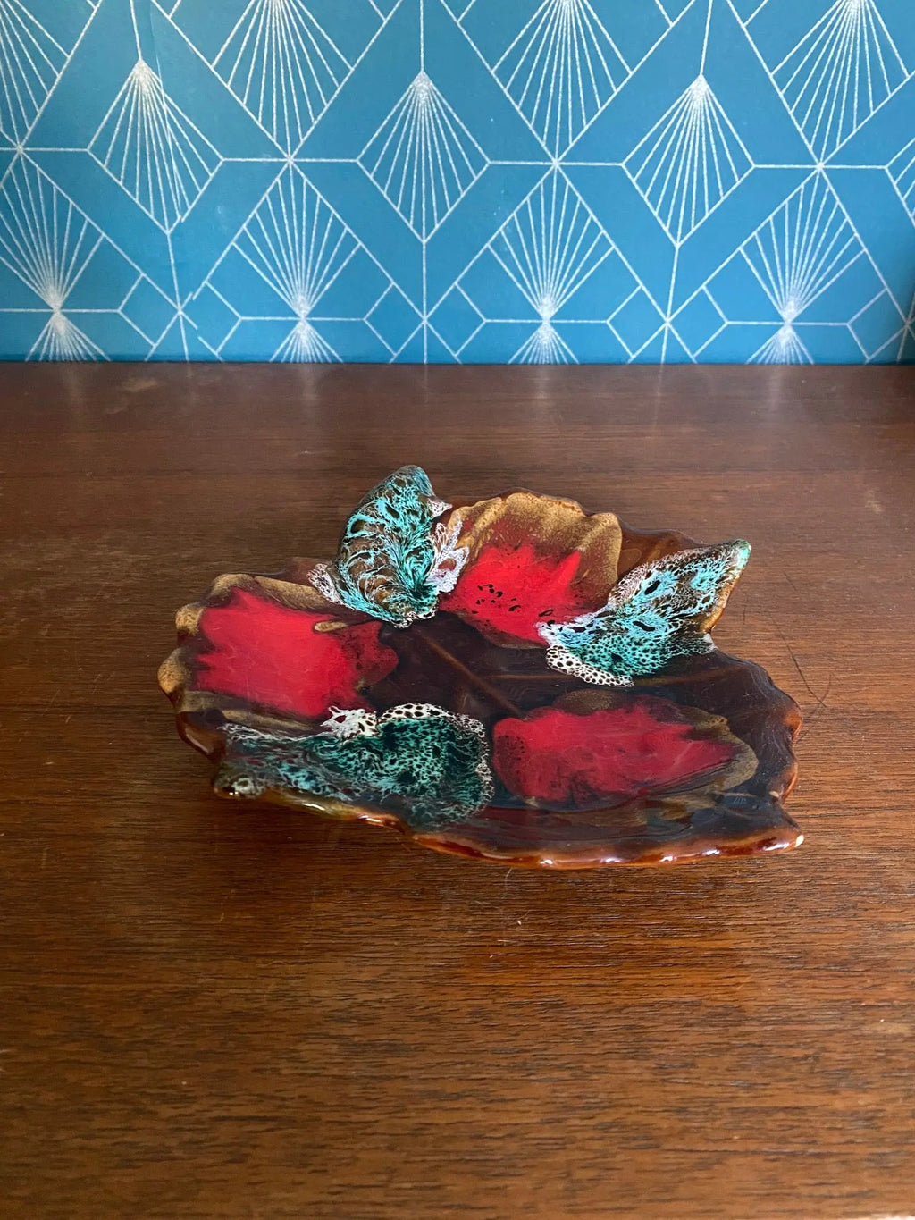 Vallauris, Vide poche ancien en Céramique, vintage des années 50. Antiquités de France