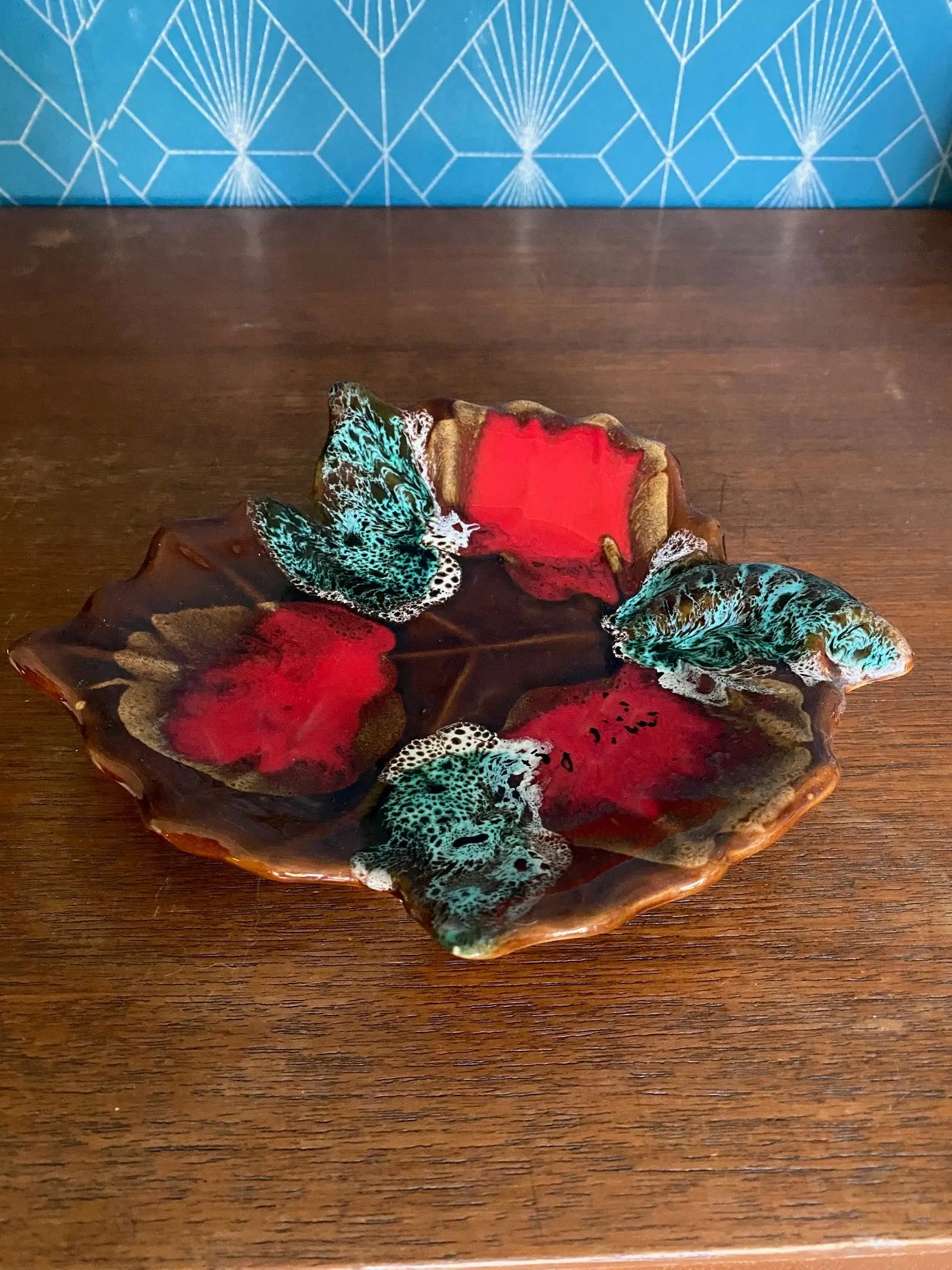 Vallauris, Vide poche ancien en Céramique, vintage des années 50. Antiquités de France