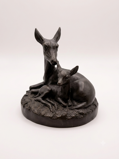 Sculpture animalière en bronze signée ORMOND et numérotée. Milieu XXème.
