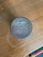 Vase signé Alexandre Kostanda, céramique de Vallauris, années 60, vase rouleau. Antiquités de France