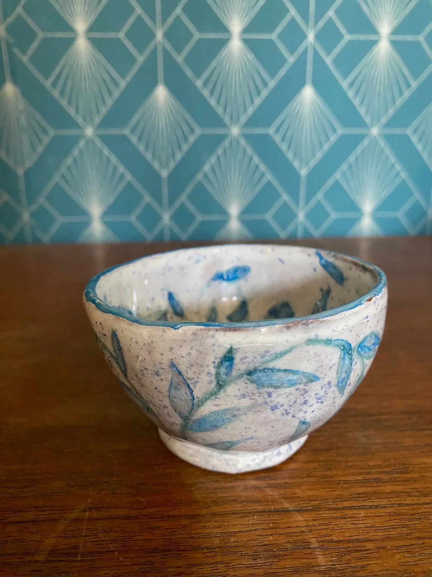 Céramique vintage Claude Lévy ? – peinte à la main, vernissée, signé sous la base-{{shop name}}