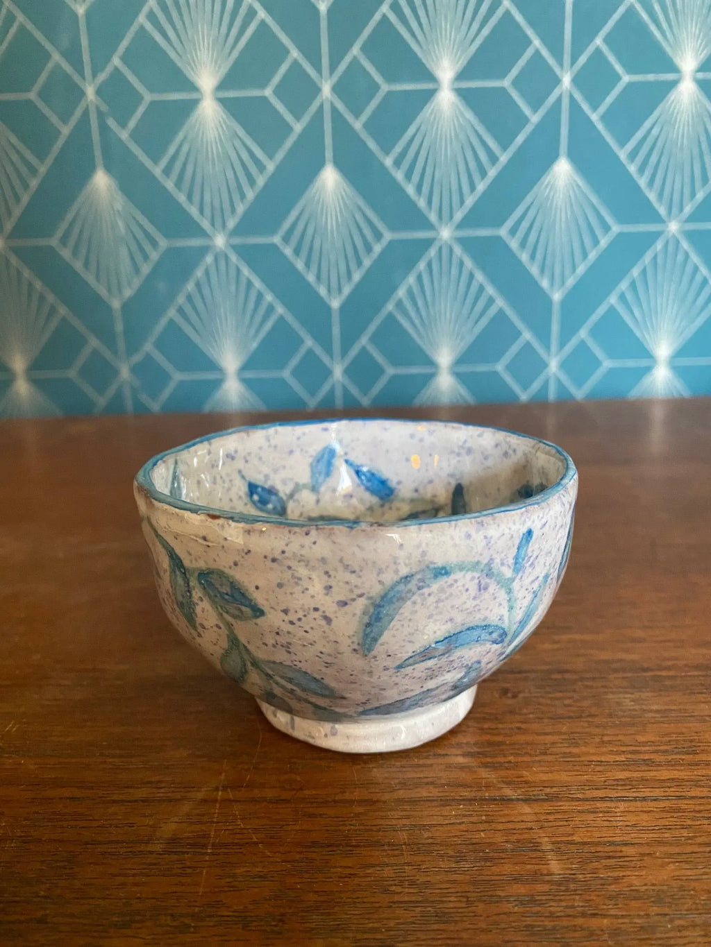 Céramique vintage Claude Lévy ? – peinte à la main, vernissée, signé sous la base-{{shop name}}