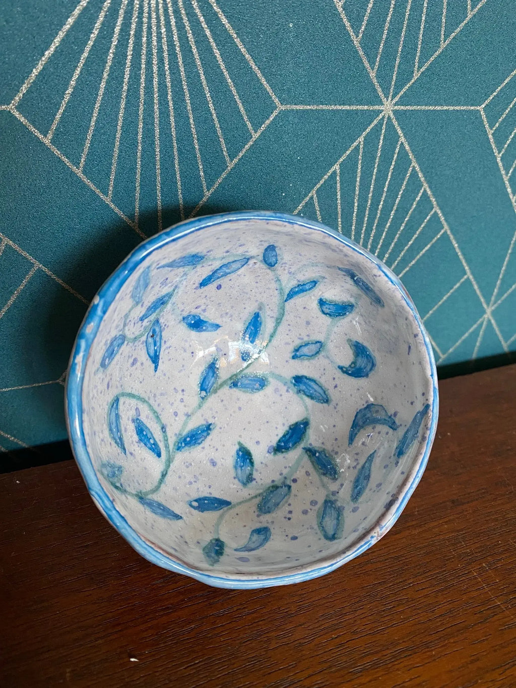 Céramique vintage Claude Lévy ? – peinte à la main, vernissée, signé sous la base-{{shop name}}