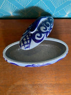 Pot à couvert en Céramique Vintage, milieu XXème. Plat à terrine ancienne, Peter Muller Antiquités de France